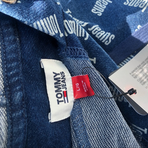 Tommy Jeans Logo-Print Hoodie Y2K - Picture 5 of 6